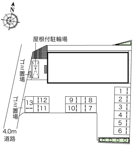 ★手数料０円★柏市弥生町　月極駐車場（LP）